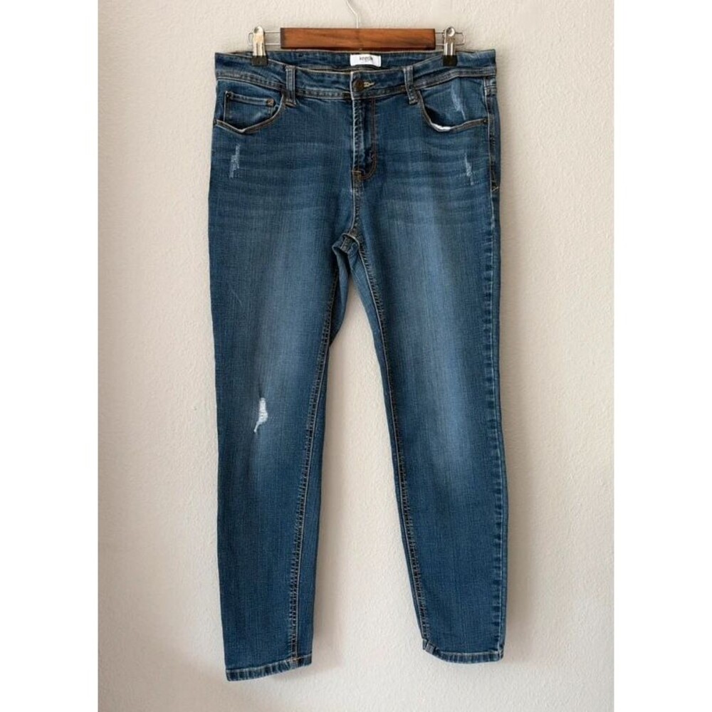 kensie effortless ankle mid-rise skinny Jeans size 10